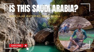 Wadi Lajab Waterfall Saudi Arabia