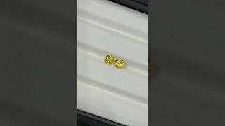 1.23ct Yellow Sapphire Pair