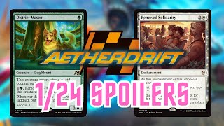 Aetherdrift 1/24 Spoilers - Best Doggo, Eternal Might Precon, Desparked Planeswalker!!!