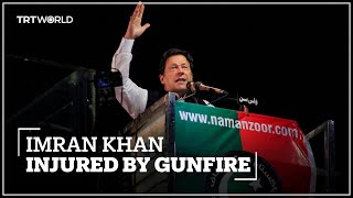 Former Pakistani PM Khan injured by gunfire during long march