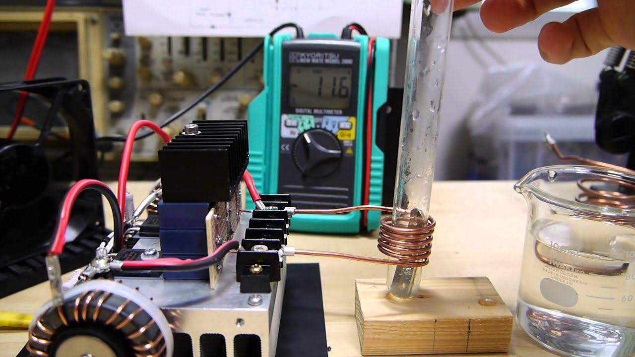 ZVS Induction Heater - YouTube