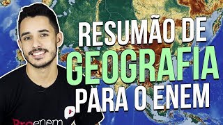 5 TÓPICOS MAIS IMPORTANTES DE GEOGRAFIA PARA O ENEM | Prof. Leandro Almeida
