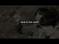 bts - love is not over (sped up + reverb)