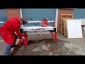 how to unfold legs of rubi s dcx electric tile cutter