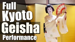 Full traditional Geisha Performance in Kyoto - feat. 2 dances \u0026 original music!