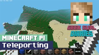 How to teleport with Code in Minecraft Pi