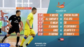 Grandliiga 2 Futsal 2024/25 (29-Dec-24) Live stream