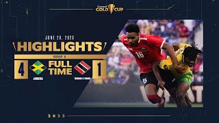 Jamaica 4-1 Trinidad & Tobago | HIGHLIGHTS | 2023 Gold Cup