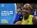 Coco Gauff On-Court Interview | 2023 US Open Round 3