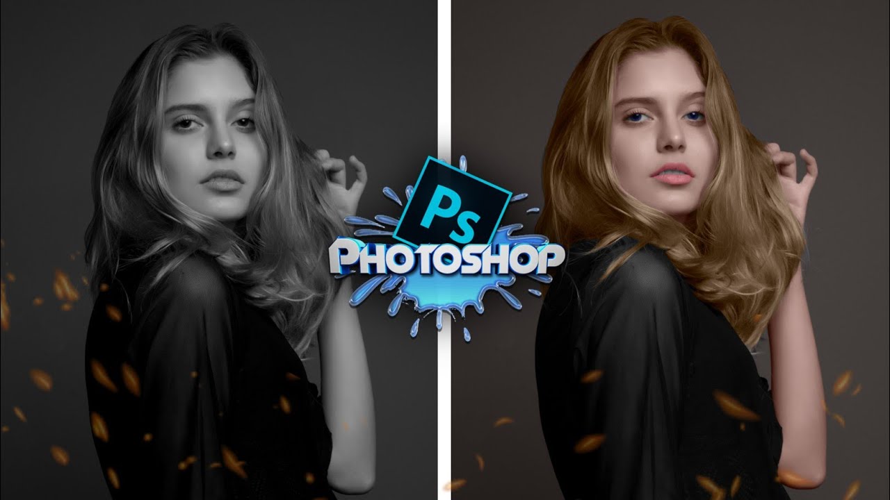 Black And White Photo Colorizing In Photoshop Complete Tutorial - YouTube