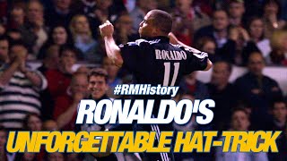 Ronaldo Nazario's hat-trick at Old Trafford | Champions League 2002/03