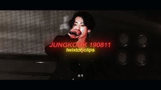 JUNGKOOK - ' 190811 LDF' twixtor clips (with AE sharpen) HD (4K)