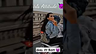 Girl VS Boys Attitude Status | Girl Showing Middle Finger | Boys Attitude 🤬 #shorts