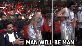 Keerthi Suresh Adjusting Her Uncomfortable Saree | Keerthi Suresh Embarrassing Moments | ISPARKMEDIA