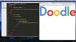 Make a Google search engine clone JavaScript PHP and MySQL : // Creating our search page structure