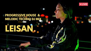 LEISAN - Live @ Rooftop / Los Angeles , California / Progressive House \u0026 Melodic Techno  DJ Mix 4K