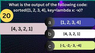 GIAIC: Python Advanced-Quiz-8 | Python-Mcqs | #python #fun #coding #funny #quiz #shorts #programming