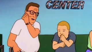 Hank and Bobby Laugh at Tennis Elbow