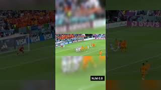 Netherlands second goal 🔥vs Argentina #shorts #youtubeshorts #worldcup2022