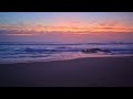 Post-Sunset Glow on the Beach PART II - White Noise ASMR, 4 hours at 4K