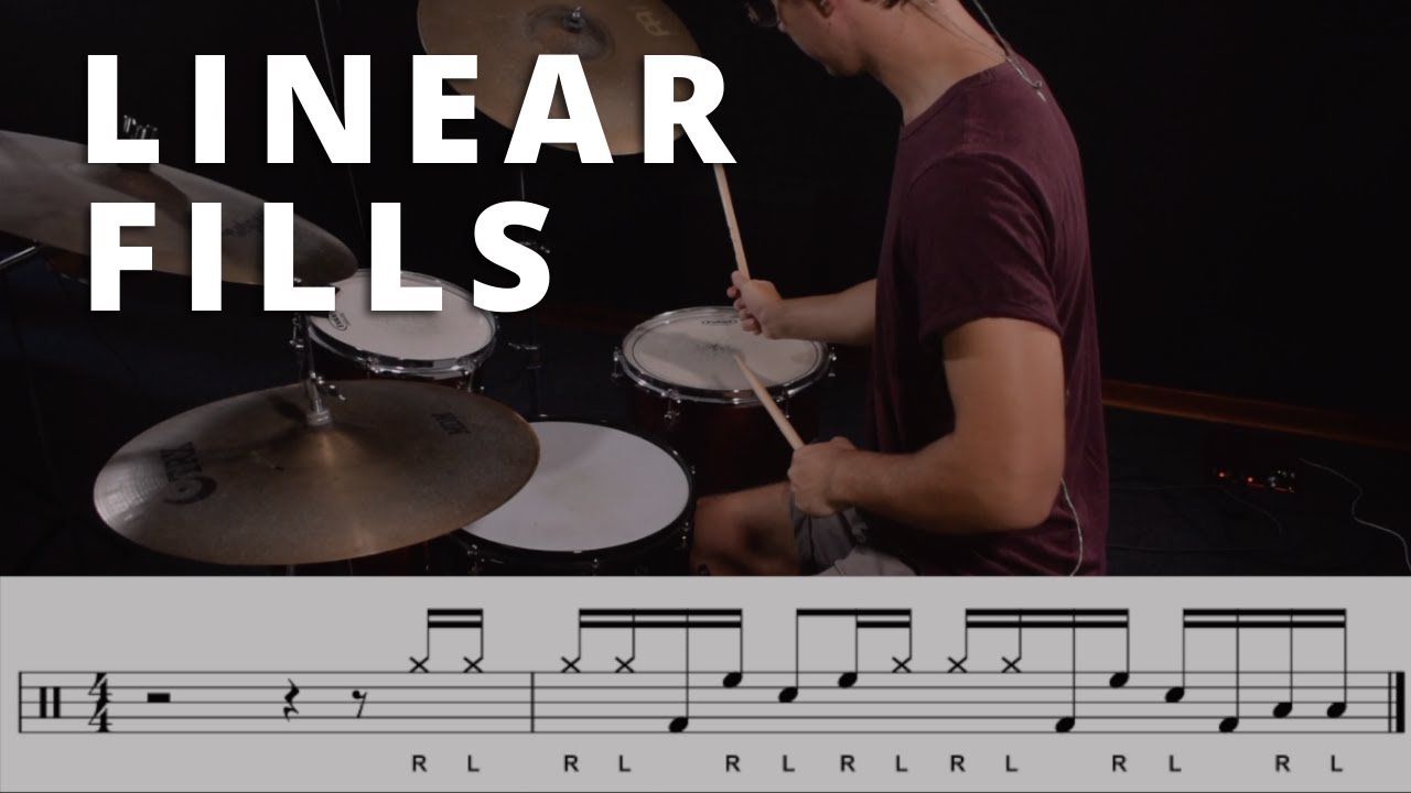 3 Linear Drum Fills Quick Drum Lesson Youtube