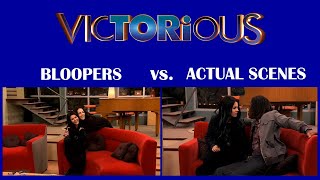 Victorious Bloopers vs. Actual Scenes 🎬