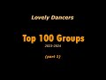 Lovely Dancers Top 100 Groups - part 1 (2023-2024)