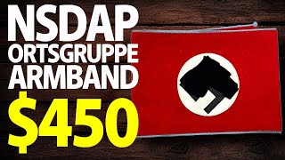 $450 | WW2 German NSDAP Ortsgruppe Armband Brassard History, Value, | Military Antiques Toronto