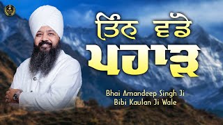 ਨਵੀਂ ਸੋਚ ਨਵਾਂ ਆਗਾਜ਼ Ep - 340 | ਤਿੰਨ ਵੱਡੇ ਪਹਾੜ | Bhai Amandeep Singh Ji | Bibi Kaulan Ji Wale