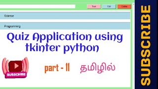 Insert Values into sqlite3 table in Python | Quiz Application in tkinter python