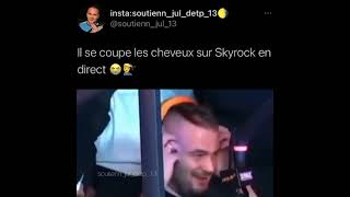 JuL Il se coupe les cheveux sur Skyrock en direct