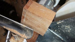 Woodturning - Sapele mini bowl