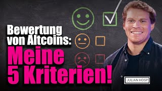 Bewertung von Altcoins: Meine 5 Kriterien!