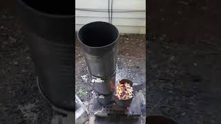 DIY Soup Can Pellet Stove