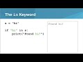 Intro Python- The in Keyword