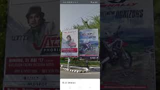 Billboard Rokok MLDSPOT - Jazz Phoria \u0026 Motor Honda CRF 250 Rally (2017)