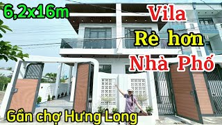 ✅Vila còn Rẻ Hơn Nhà Phố!6,2x16m gần Chợ Hưng Long-Nhà đẹp Kim Thủy ĐẸP MÊ RẺ BẤT NGỜ,SỔ HOÀN CÔNG