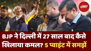 Delhi Election Result: दिल्ली में क्यों हारी Aam Aadmi Party | जानिए कारण | BJP Win | Breaking News