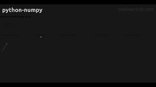 How to extend Numpy array