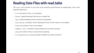 Reading Tabular Data HD 720p