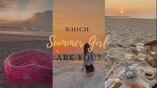 🤎🧡Find what type of summer girl are you?🤎🧡 Asthetic Quiz(2023)🌈