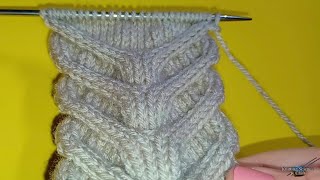 How to * Knit a Basic Wide Cable Panel*