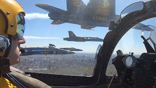 Insane aerial view from U.S. Navy Blue Angels