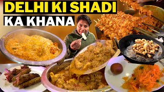 delhi ki shadi ka khana muslim wedding food gt karnal road