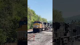 NS 1800 leads 63V 5/14/23 #norfolksouthern #train #1800 #trash