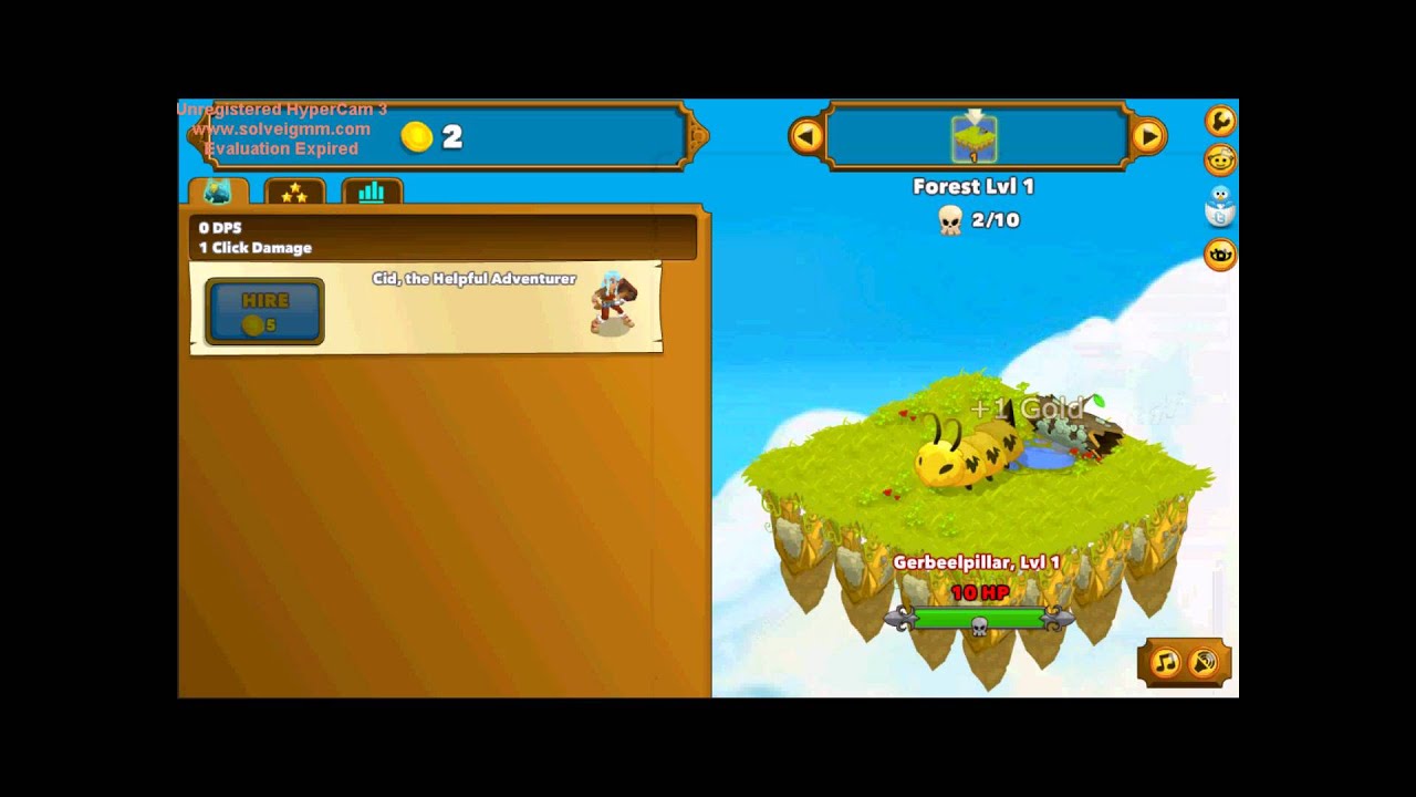 Clicker Heroes Gold Chart