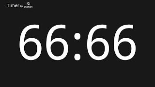66m66s Countup Timer