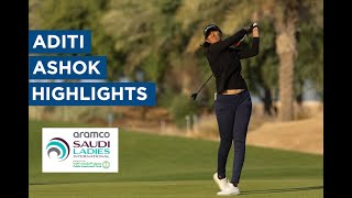 Aditi Ashok | Final Round Highlights | 68 (-4) | Aramco Saudi Ladies International