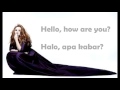 ADELE - Hello Lyrics (Eglish + Indonesia Lirik)