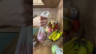 Organizando Fruteira #asmr #cozinha #frutas #organização #comida #organizando #saudavel